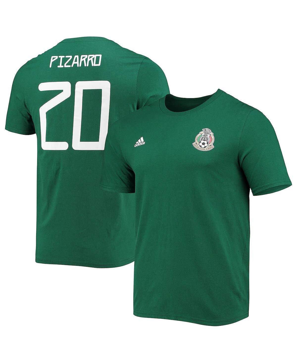 

Мужская футболка rodolfo pizarro green mexico national team amplifier с именем и номером adidas, зеленый