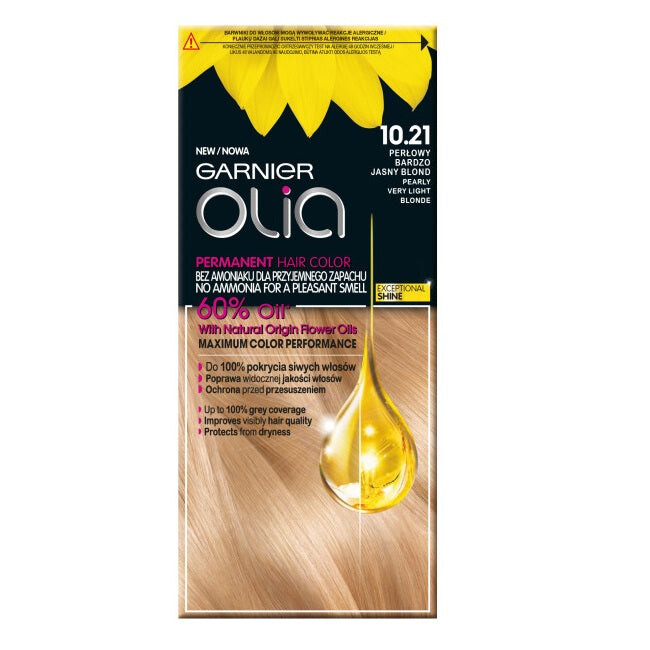 

Garnier Краска для волос Olia 10.21 Жемчуг Очень Светлый Блонд