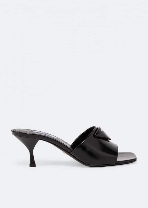 

Мюли PRADA Open-toe mules, черный