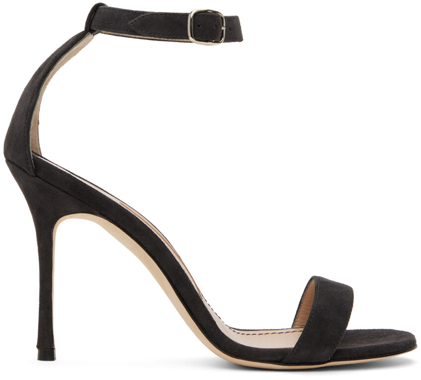 

Черные босоножки на каблуке Chaos Manolo Blahnik