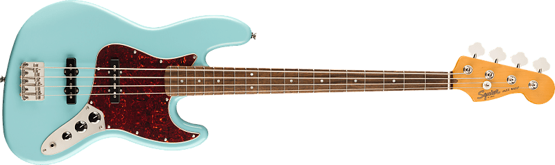 цена Squier Classic Vibe '60s Jazz Bass - Daphne Blue