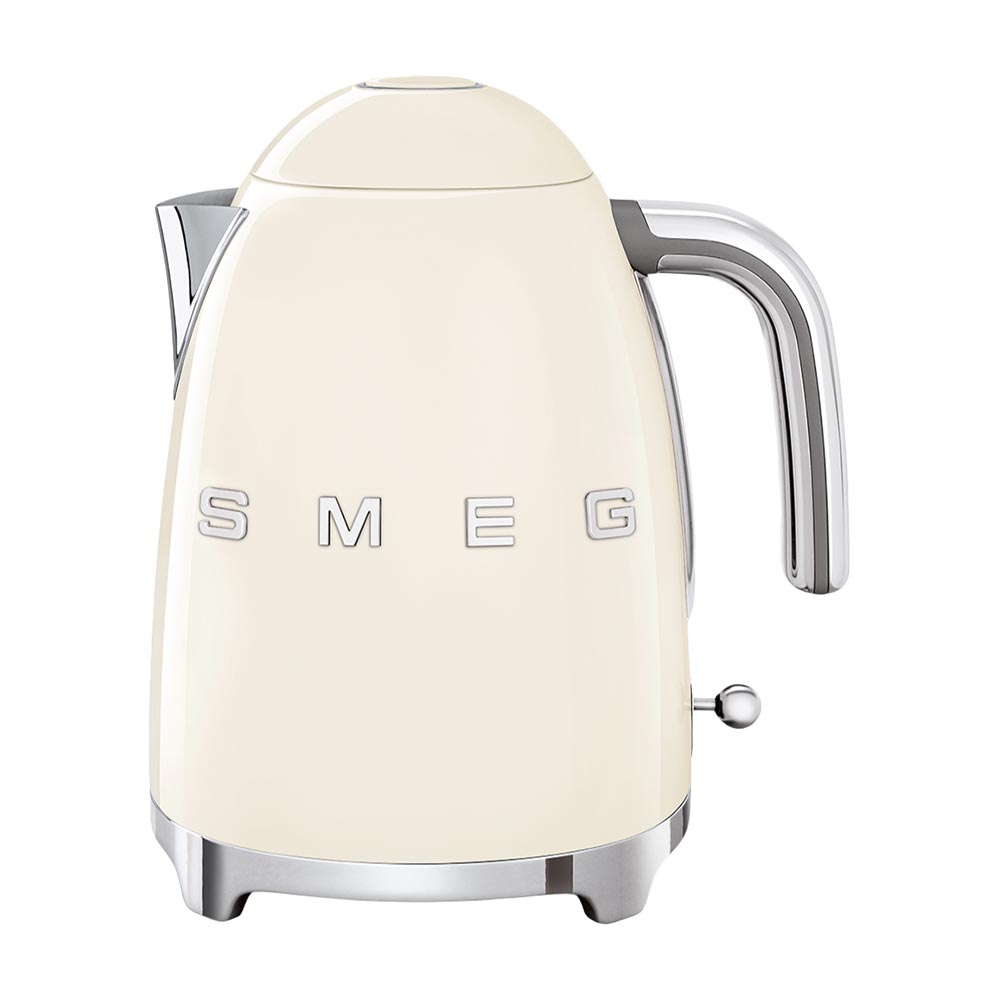 Электрический чайник Smeg KLF03, кремовый чайник электрический с регулируемой температурой smeg klf04cruk кремовый