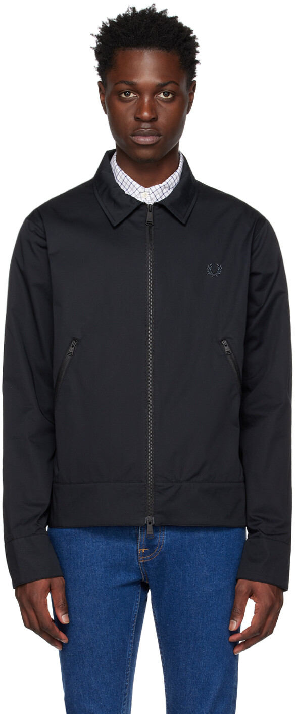 

Черный жакет с вышивкой Fred Perry