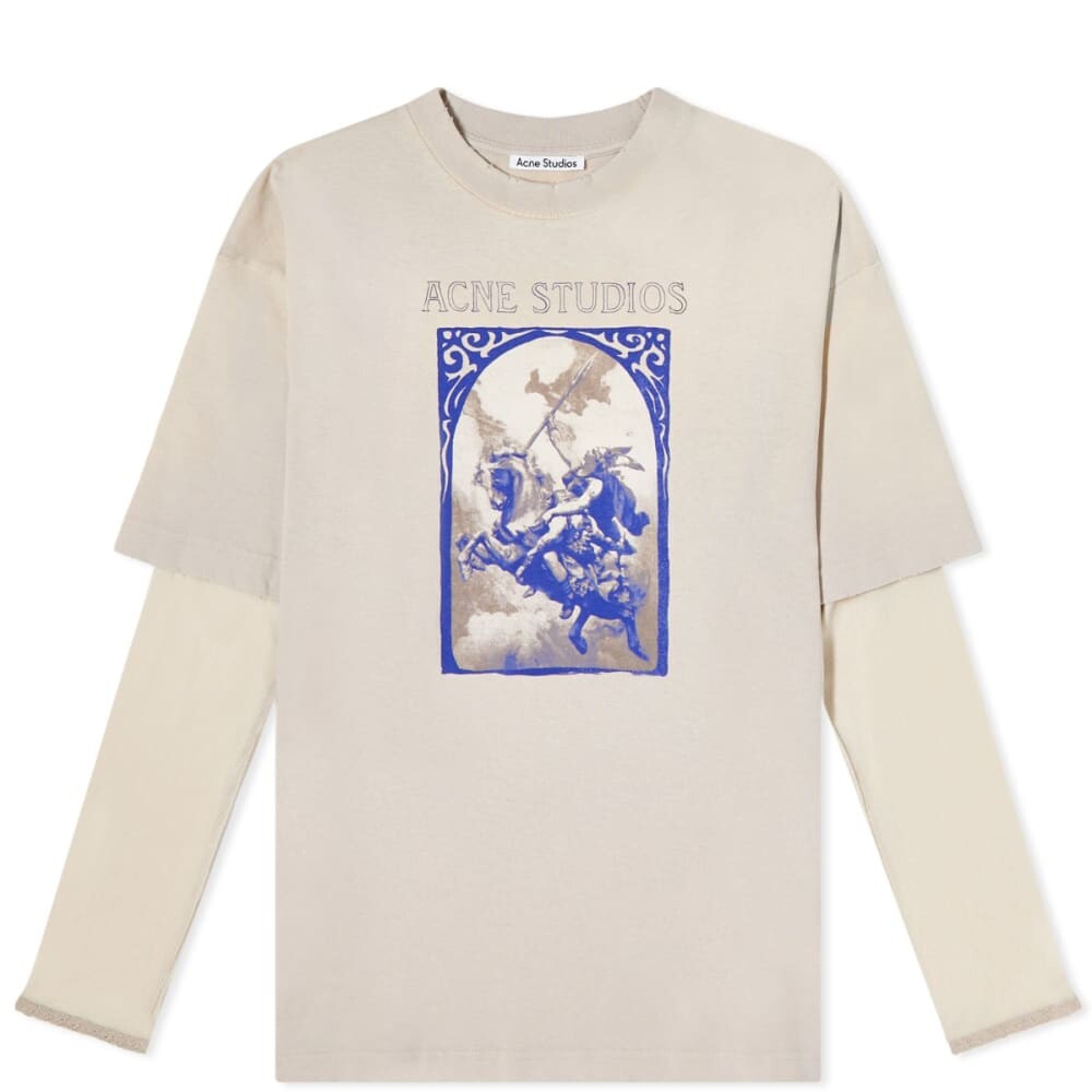 

Футболка Acne Studios Long Sleeve Edra Broken Tee