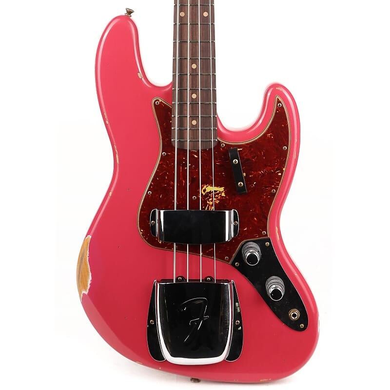 

Fender Custom Shop 1960 Jazz Bass Relic Faded Aged Dakota Red
