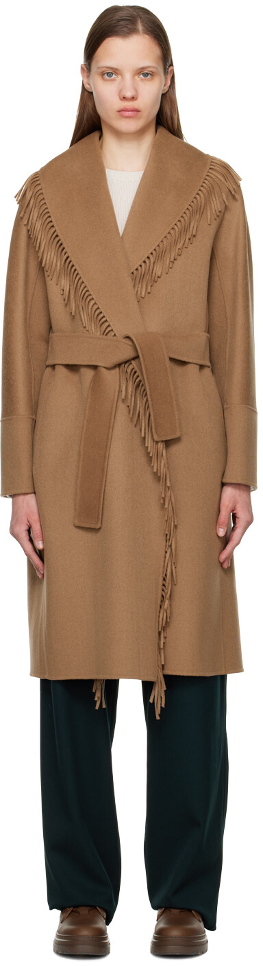 

Светло-коричневое пальто Amitie S Max Mara, Коричневый