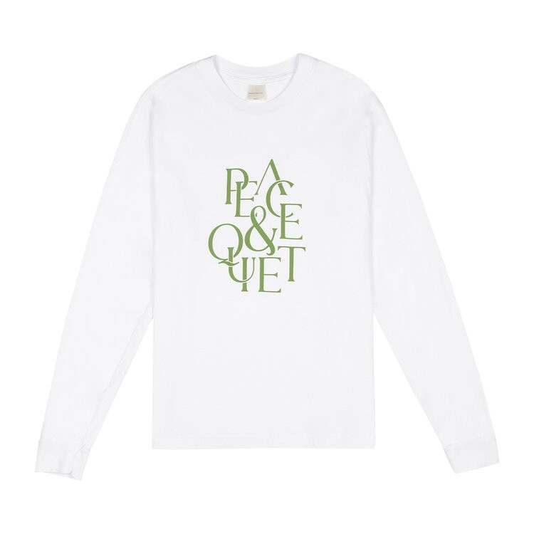 

Лонгслив Museum of Peace & Quiet Serif Long-Sleeve 'White', белый