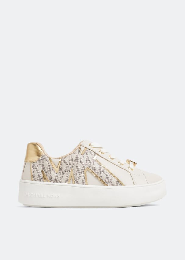 

Кроссовки MICHAEL KORS Jordana Airin sneakers, бежевый