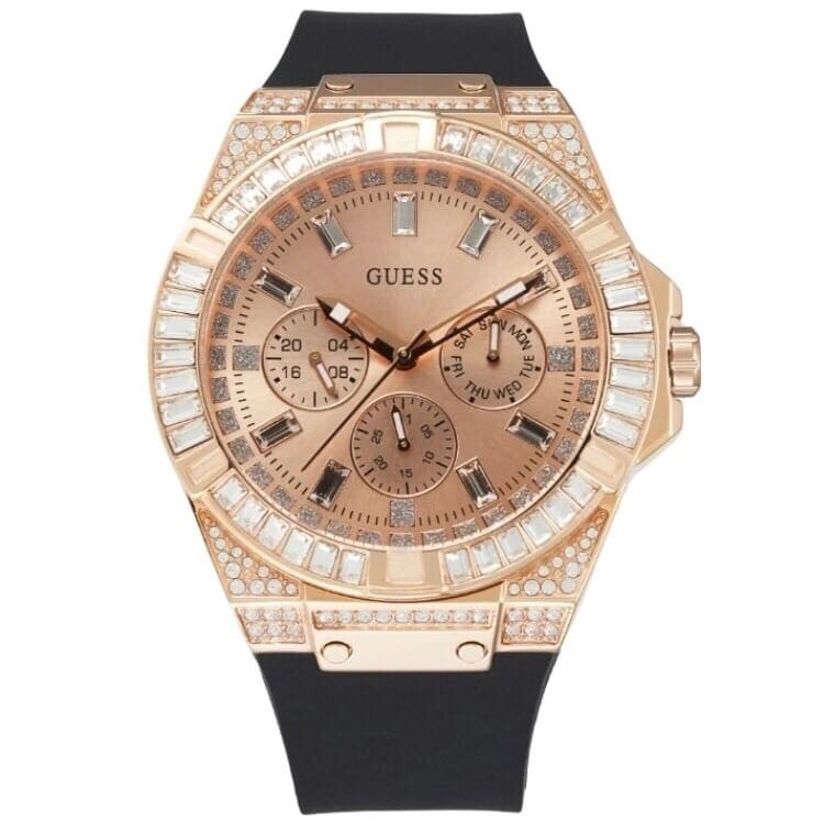 

Часы наручные Guess с хронографом, черный