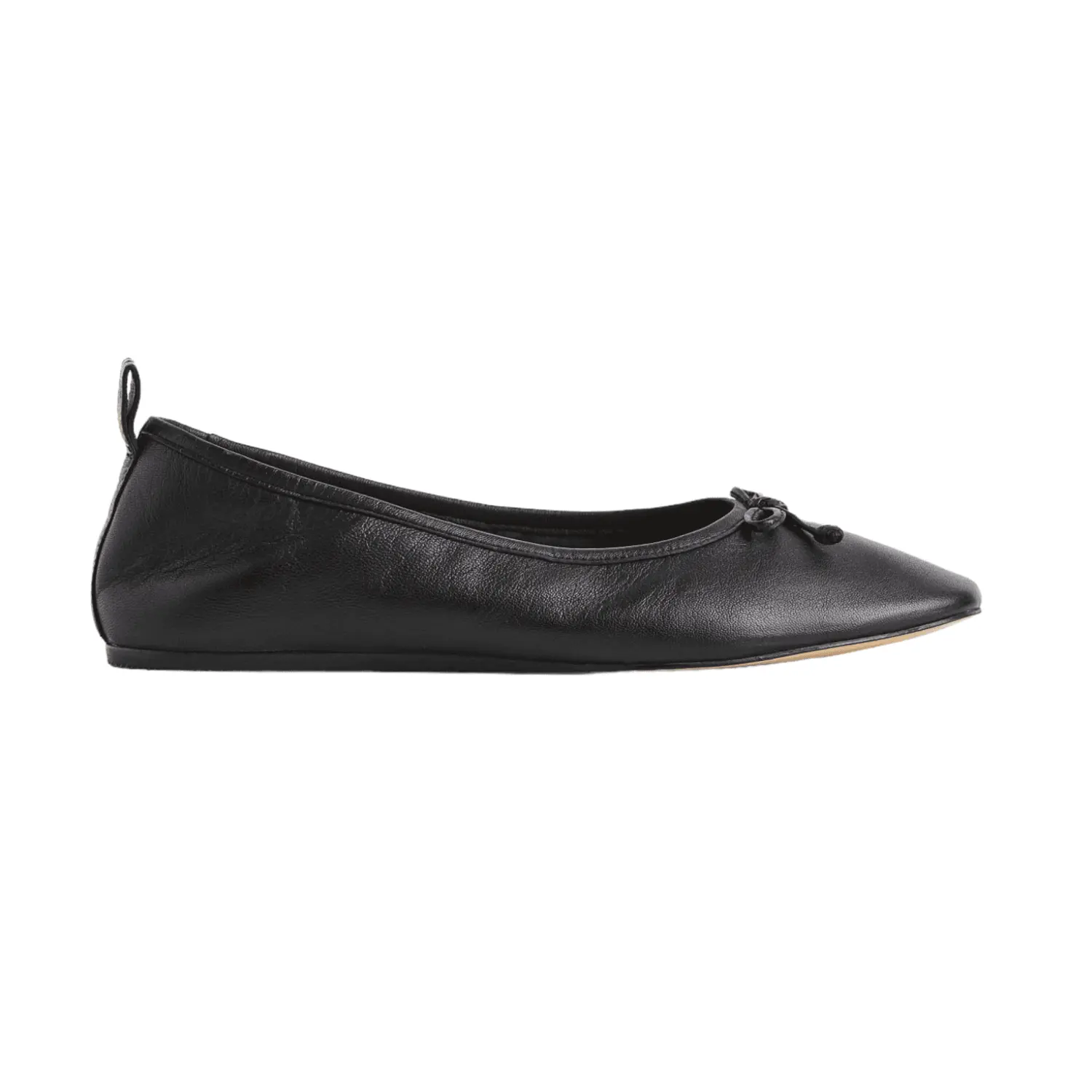 

Балетки H&M Leather, черный