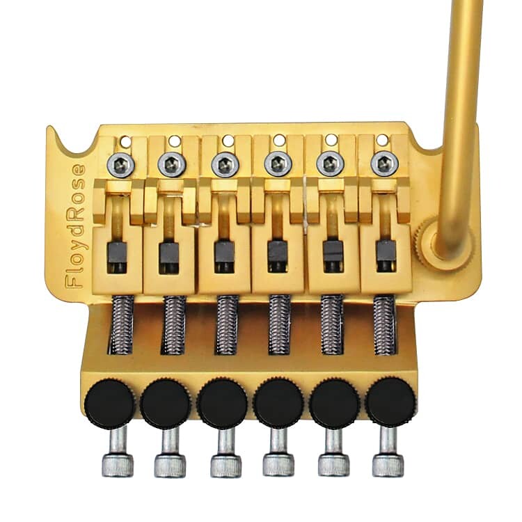 

Оригинальная тремоло-система серии Hot Rod - Satin Gold Floyd Rose Hot Rod Series