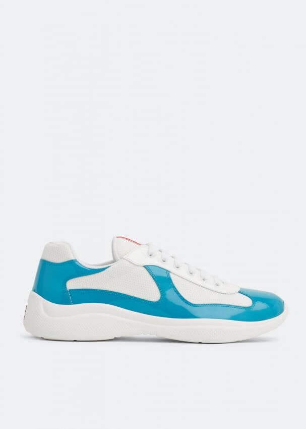 

Кроссовки PRADA America's Cup sneakers, синий