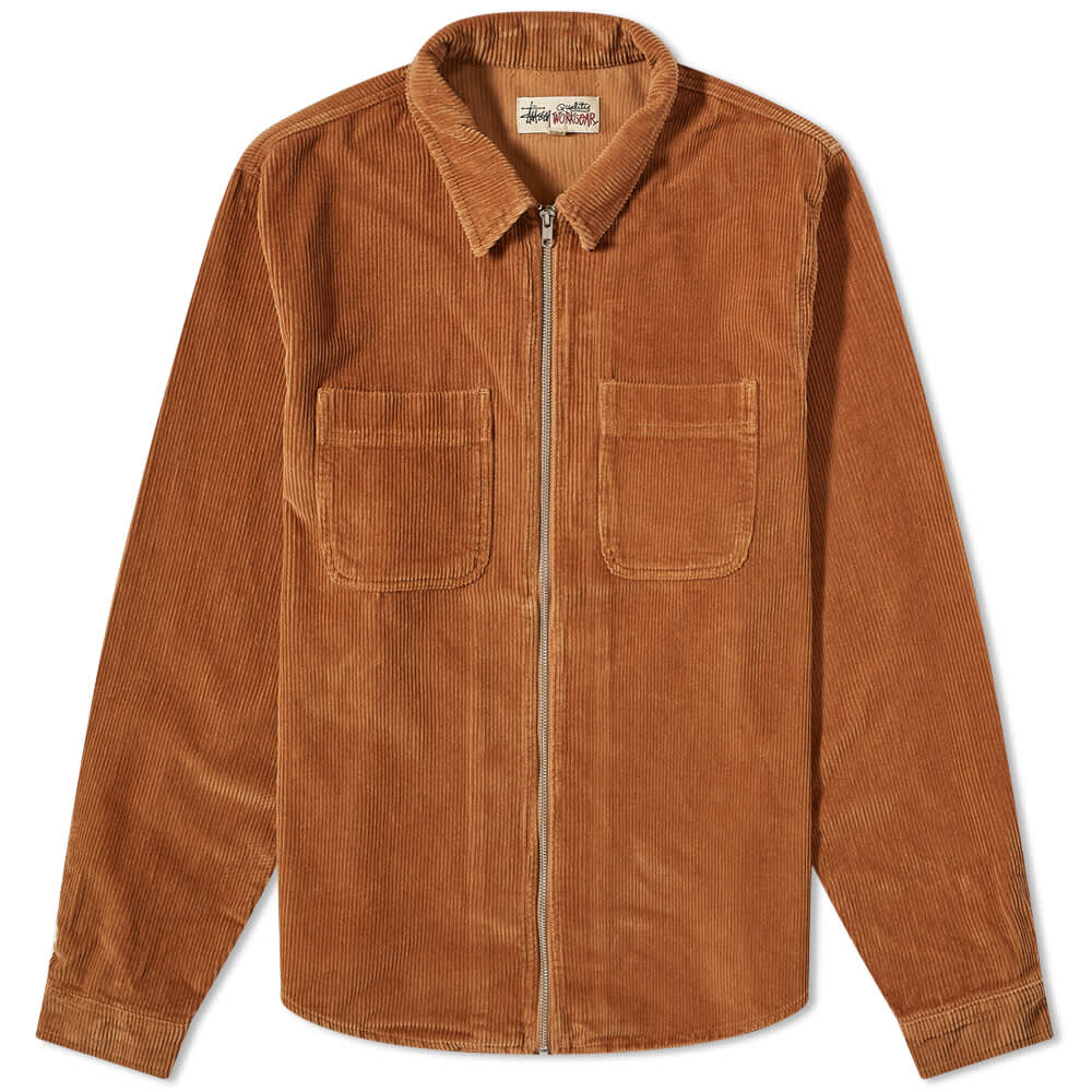 

Рубашка Stussy Wide Wale Cord Zip Shirt