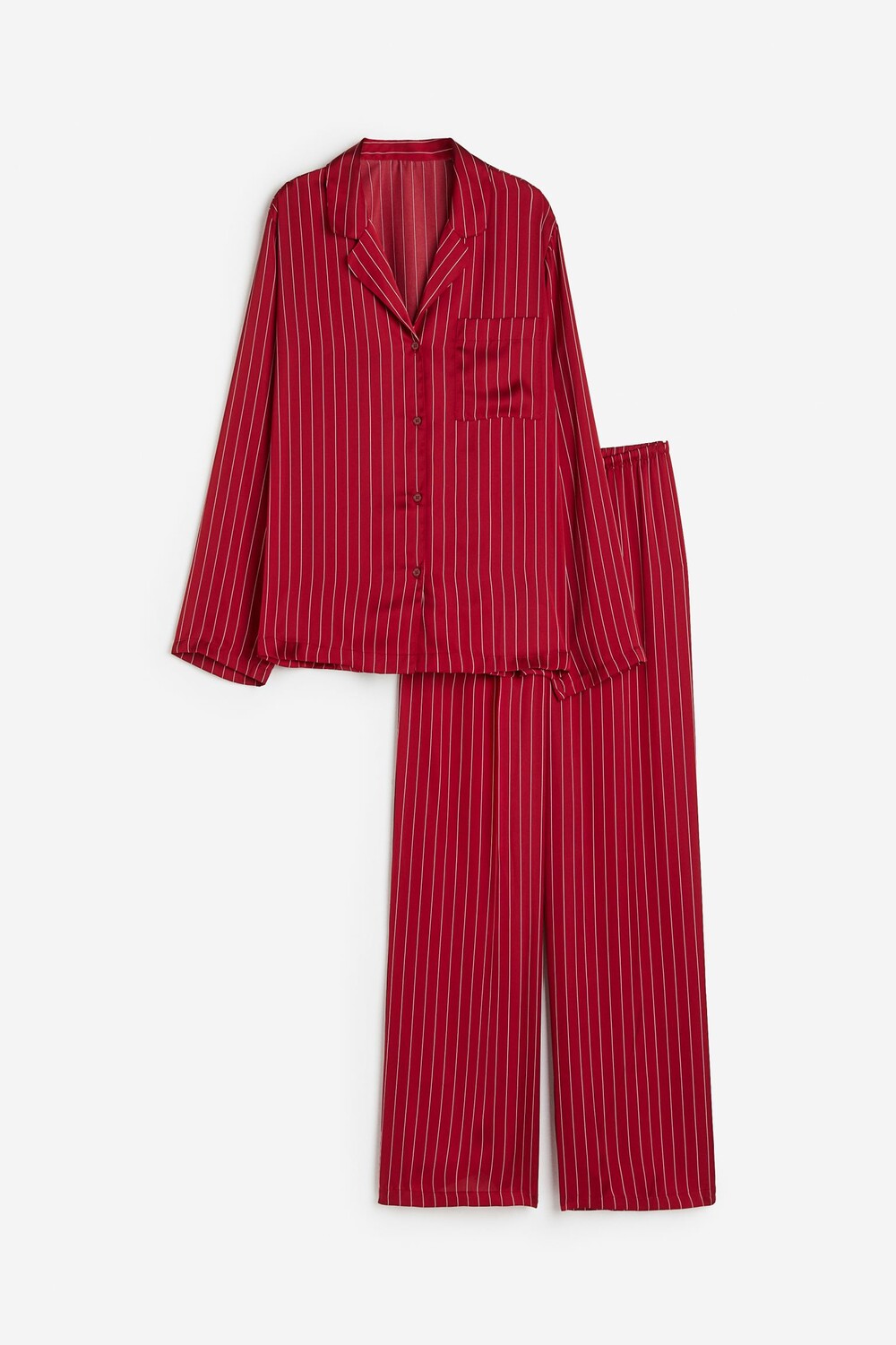 

Пижама H&M Satin, темно-красный