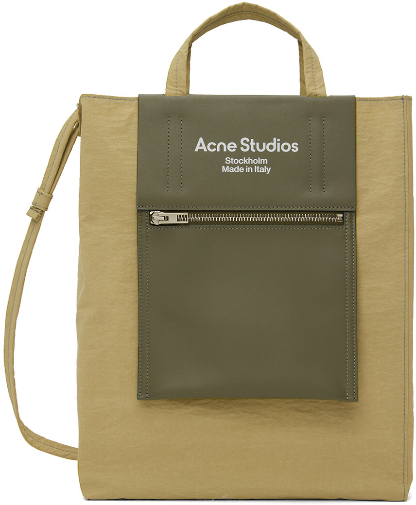 

Сумка-шоппер цвета хаки Acne Studios