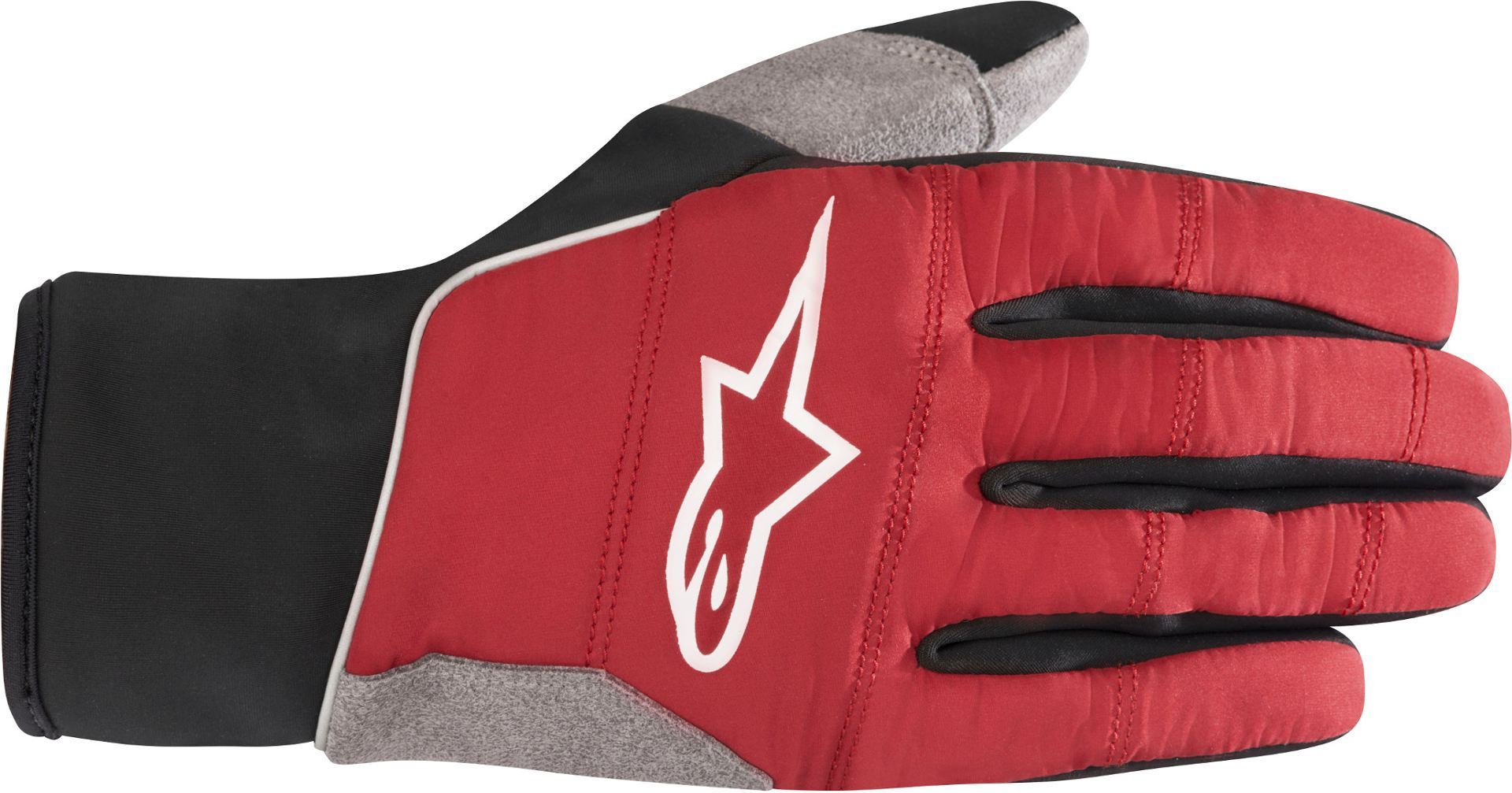 Перчатки Alpinestars Cascade Warm Tech велосипедные, красно-черные перчатки vemar красно черные size xl