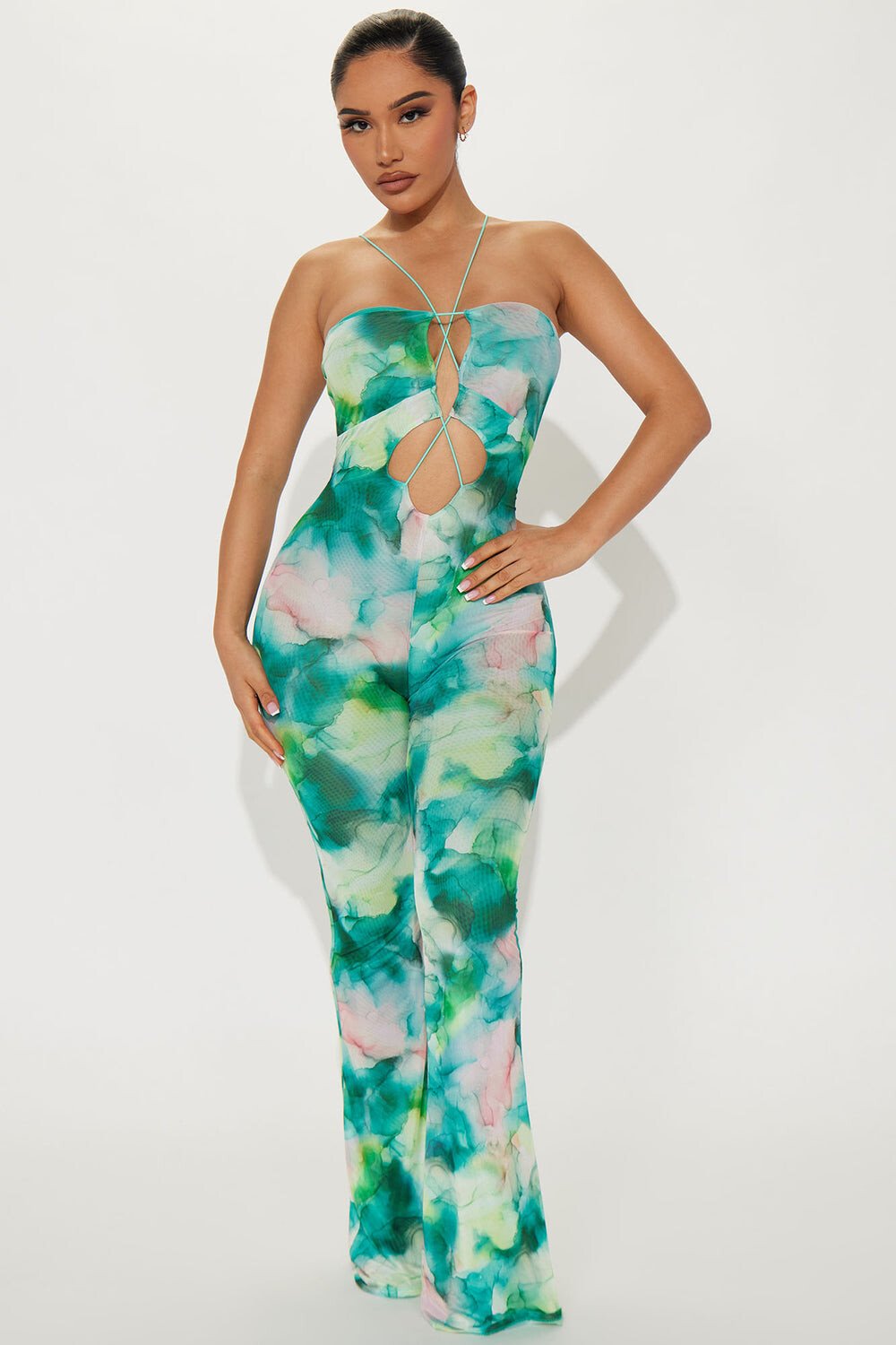 

Комбинезон Fashion Nova FJ80048, зеленый