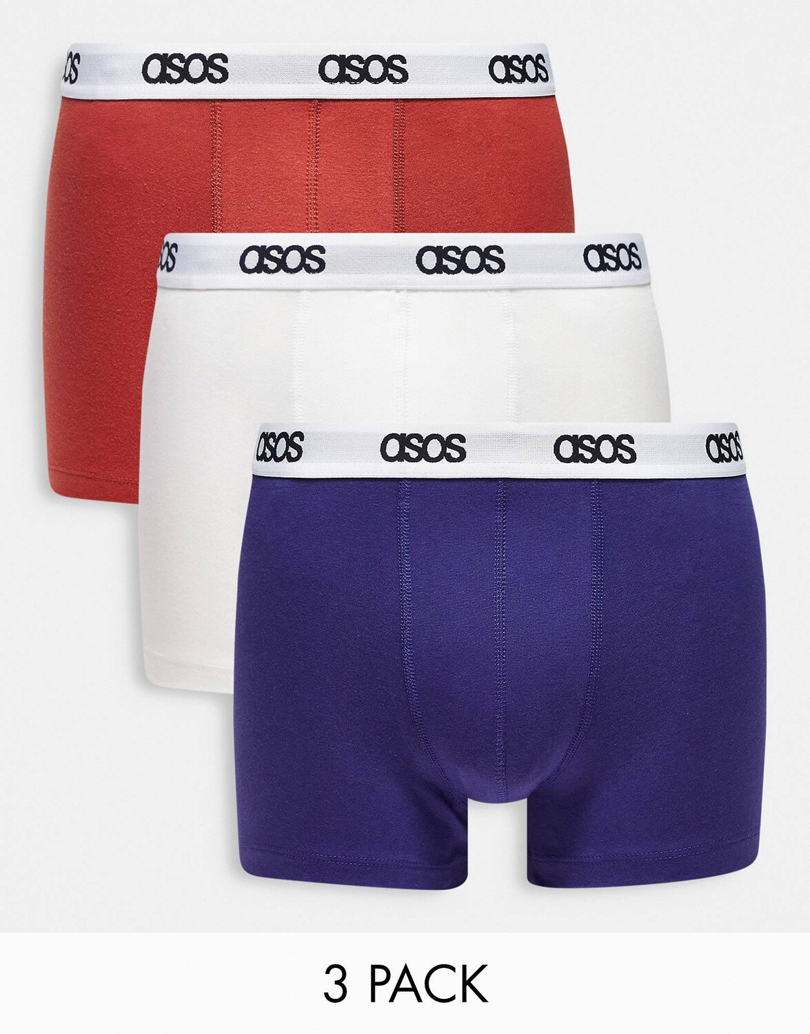 

Набор из 3 штанов ASOS DESIGN красного/синего/белого цвета