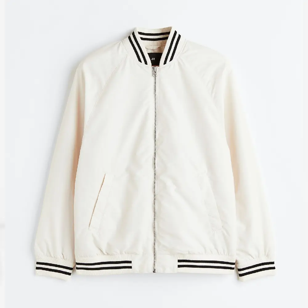 

Куртка H&M Bomber, светло-бежевый