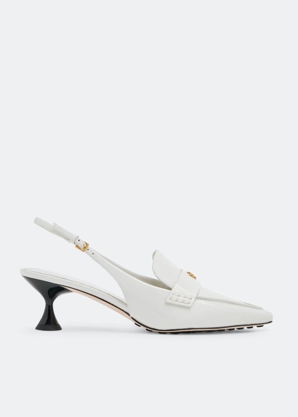 

Туфли TORY BURCH Pointed slingback pumps, белый