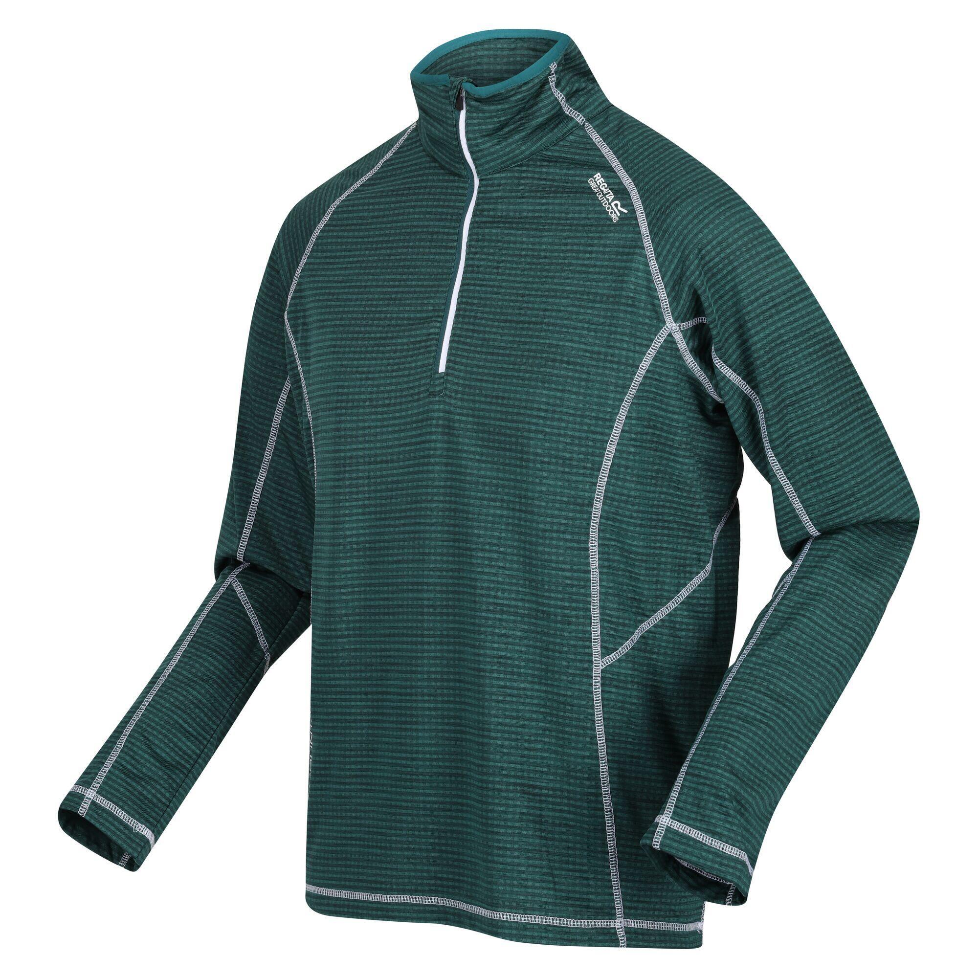 Куртка Regatta Yonder мужская флисовая для походов, зеленый куртка флисовая мужская lancaster черная размер s
