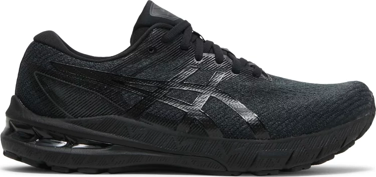 Кроссовки wmns gt 2000 10 wide 'triple black' Asics, черный - фото