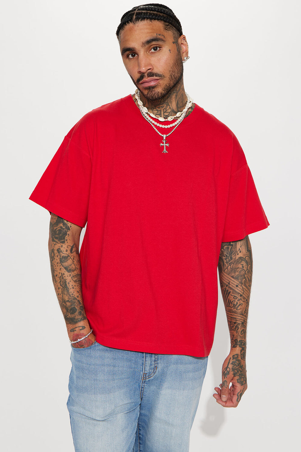 

Футболка Fashion Nova ZDF01K310132, красный