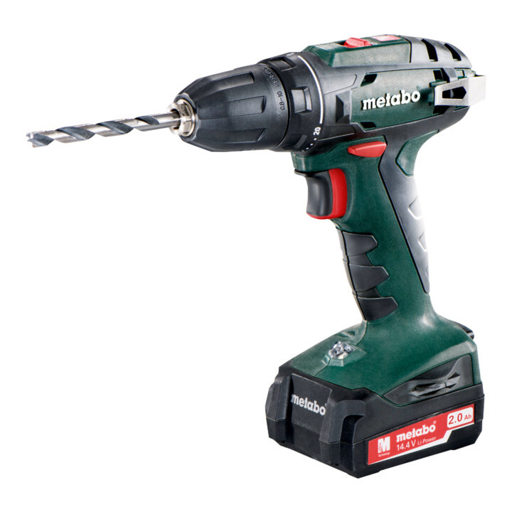 

Аккумуляторная дрель-шуруповерт Metabo BS 14,4 В 2x2 Ач + SC 30