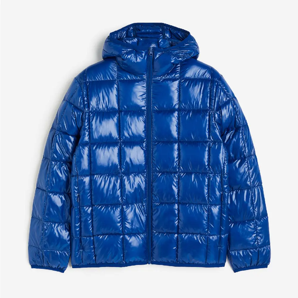 

Куртка H&M Regular Fit Lightweight Puffer, синий