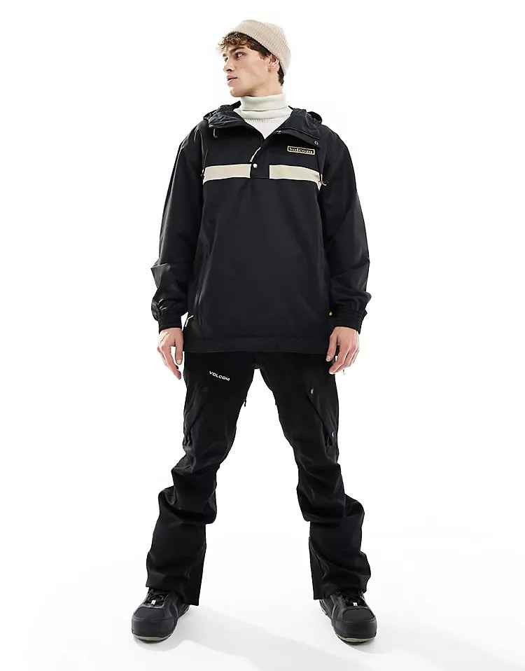 Лыжная куртка Volcom Longo Pullover Ski Jacket, черный