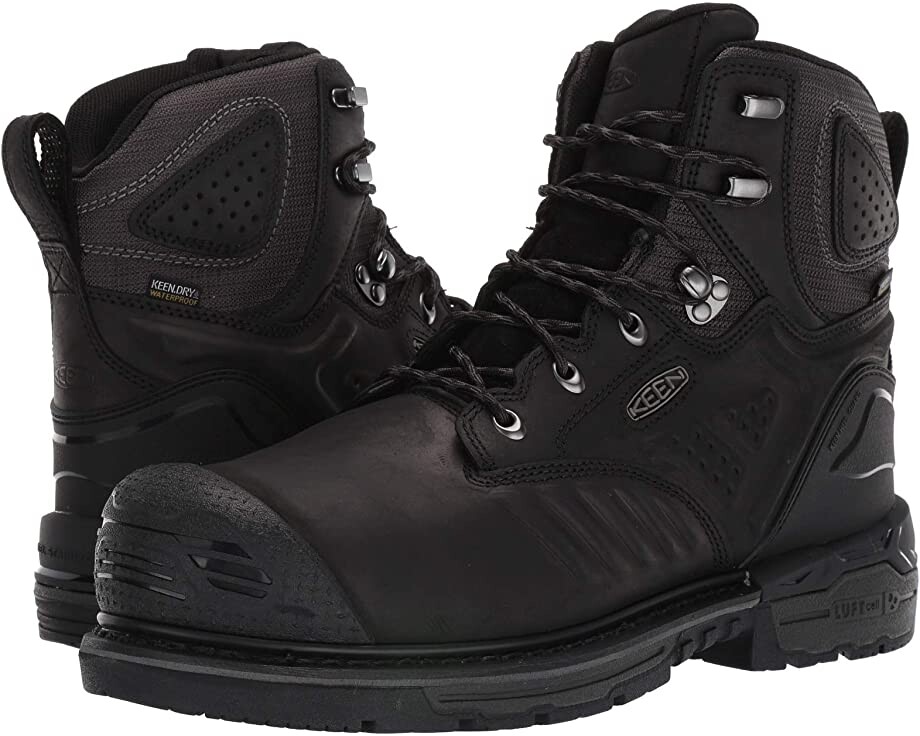 

Ботинки Philadelphia 6" Waterproof Carbon-Fiber Toe KEEN Utility, черный