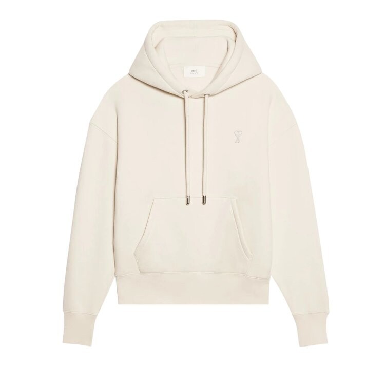 

Худи Ami Tonal Hoodie 'Vanilla', белый