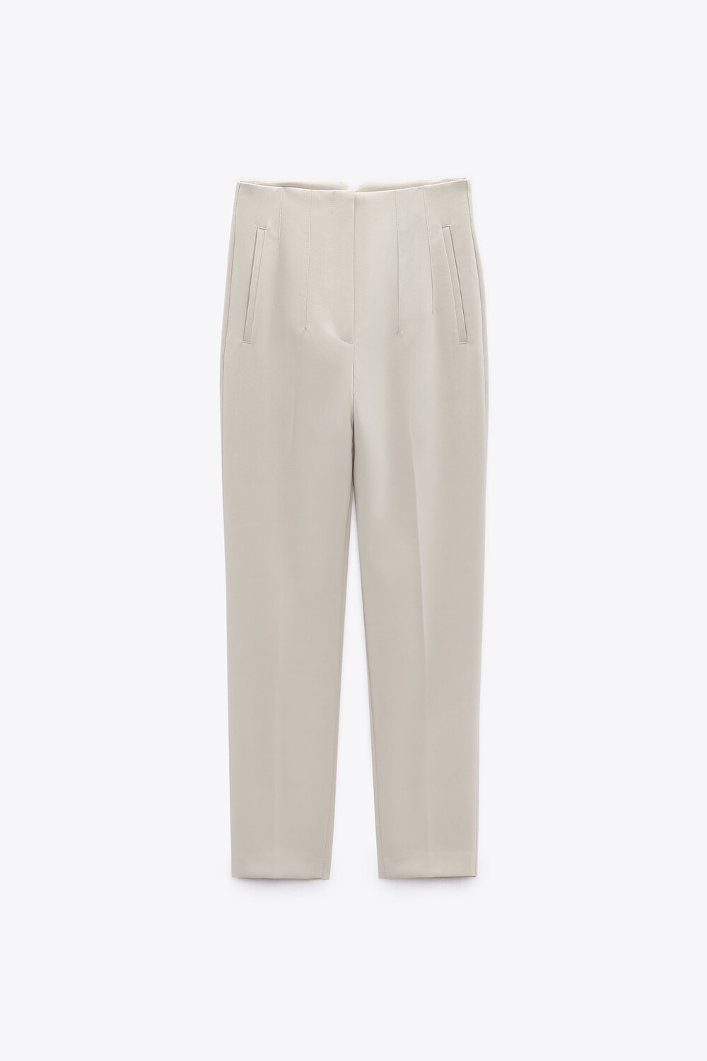 Брюки Zara High-waist, серый