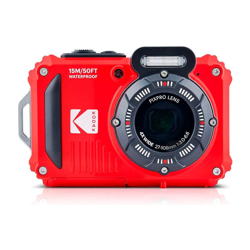 Цифровой фотоаппарат Kodak PixPro WPZ2, водонепроницаемый, ударопрочный, красный аккумуляторная батарея ibatt 1230mah для kodak pixpro az421 pixpro az365 pixpro az251 pixpro az521