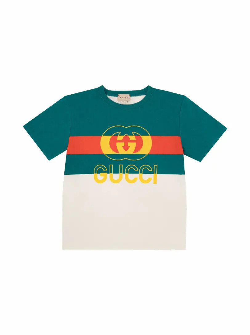 

Хлопковая футболка с логотипом Gucci