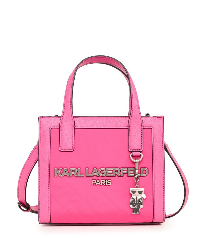 

Маленькая сумка из неопрена nouveau Karl Lagerfeld, фуксия