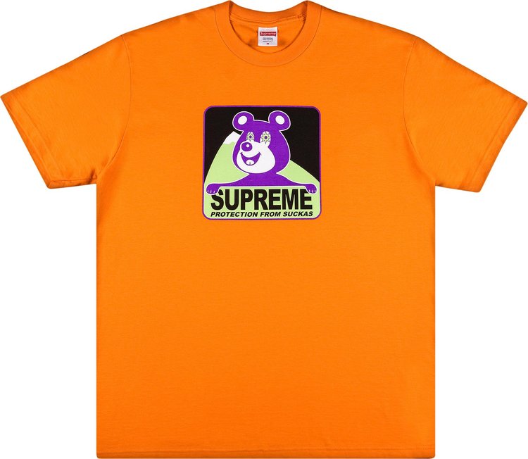 Футболка Supreme Bear Tee 'Orange', оранжевый футболка supreme bling tee burnt orange оранжевый