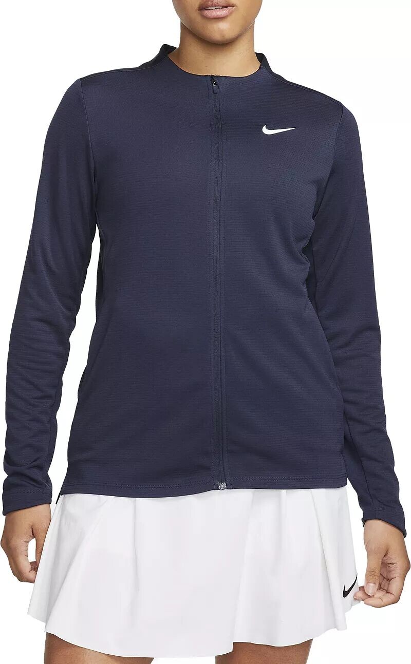 

Женская футболка для гольфа с молнией и полной молнией Nike Dri FIT UV Advantage