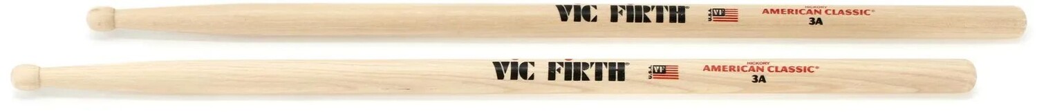 

Американские классические барабанные палочки Vic Firth - 3A - деревянный наконечник