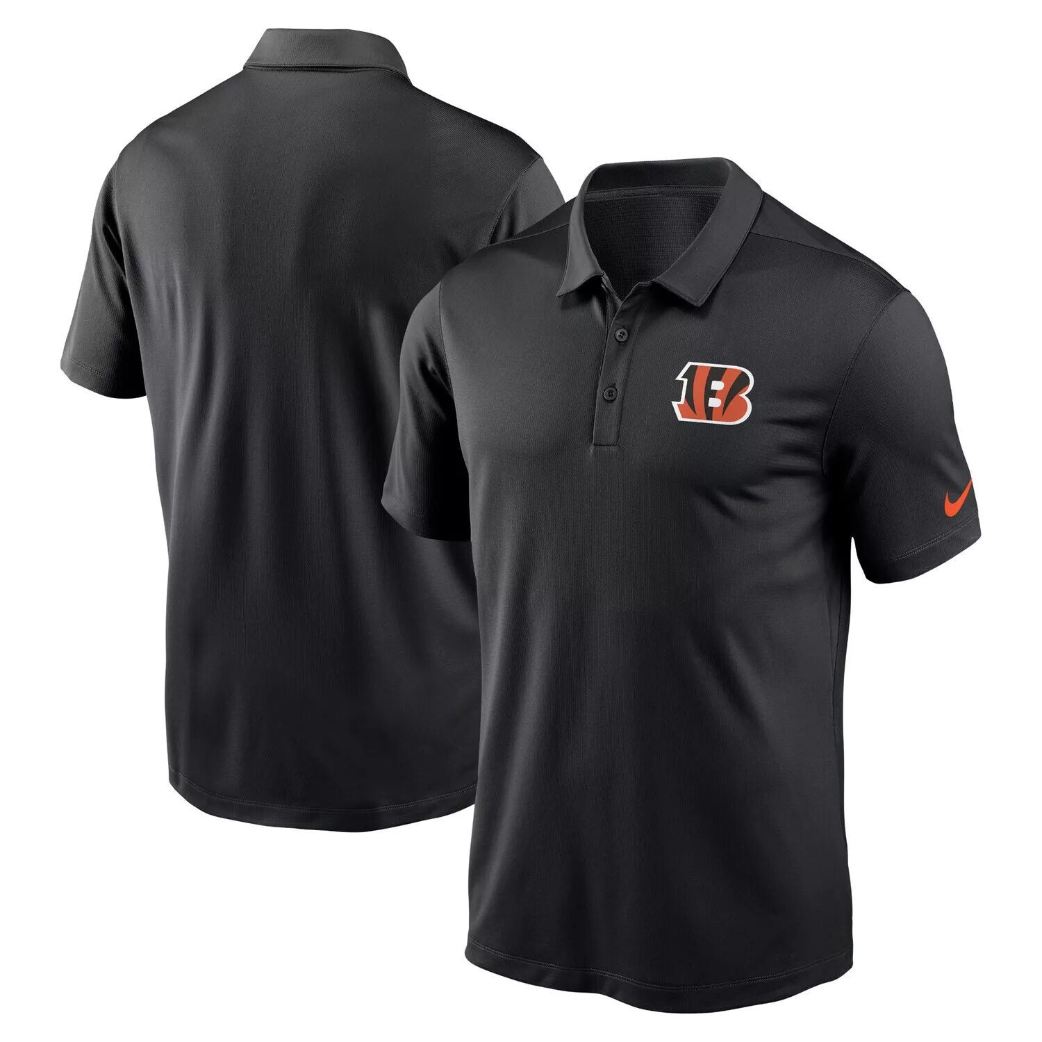 

Мужская черная футболка-поло с логотипом Nike Cincinnati Bengals Franchise Team