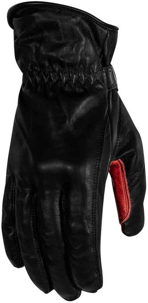 Мотоциклетные перчатки Johnny Rusty Stitches, черный красный