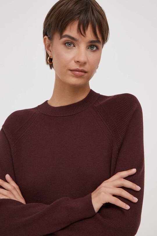 

Свитер из смесовой шерсти Calvin Klein, бордовый, Красный