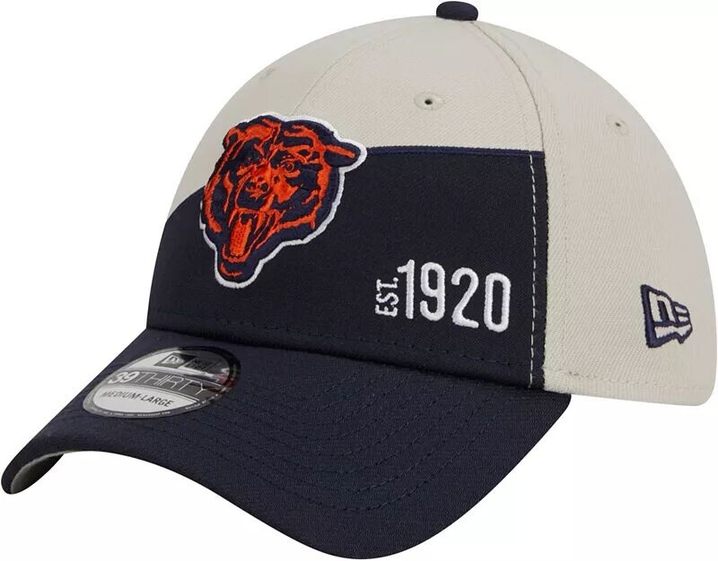 

Мужская кепка New Era Chicago Bears 2023 Sideline Historic Orange 39Thirty Stretch Fit