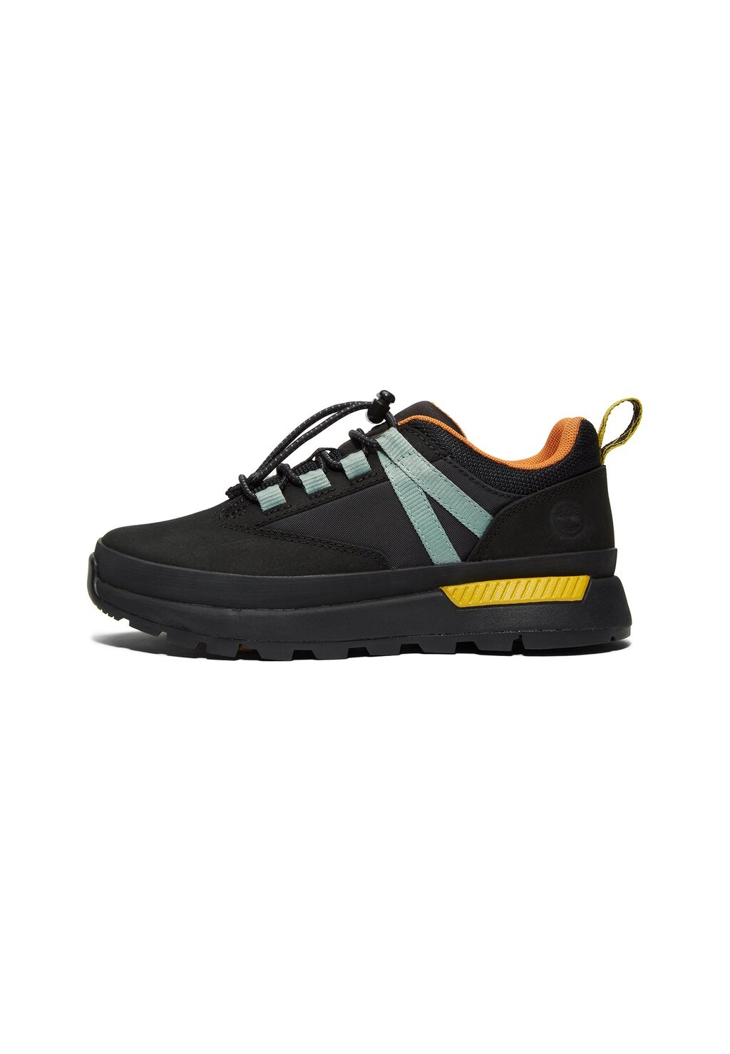 

Кроссовки низкие EURO TREKKER Timberland, цвет black nubuck with green