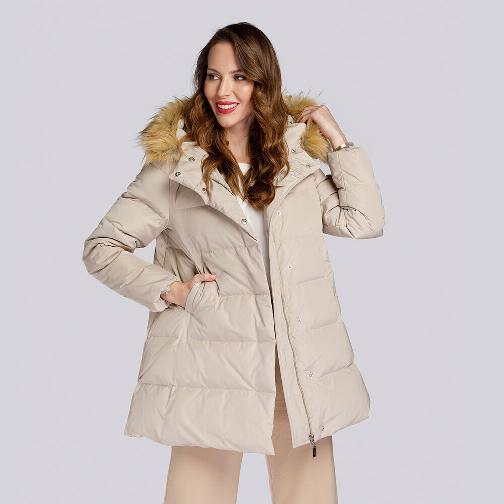 

Кожаная куртка Wittchen Wittchen flared jacket, бежевый