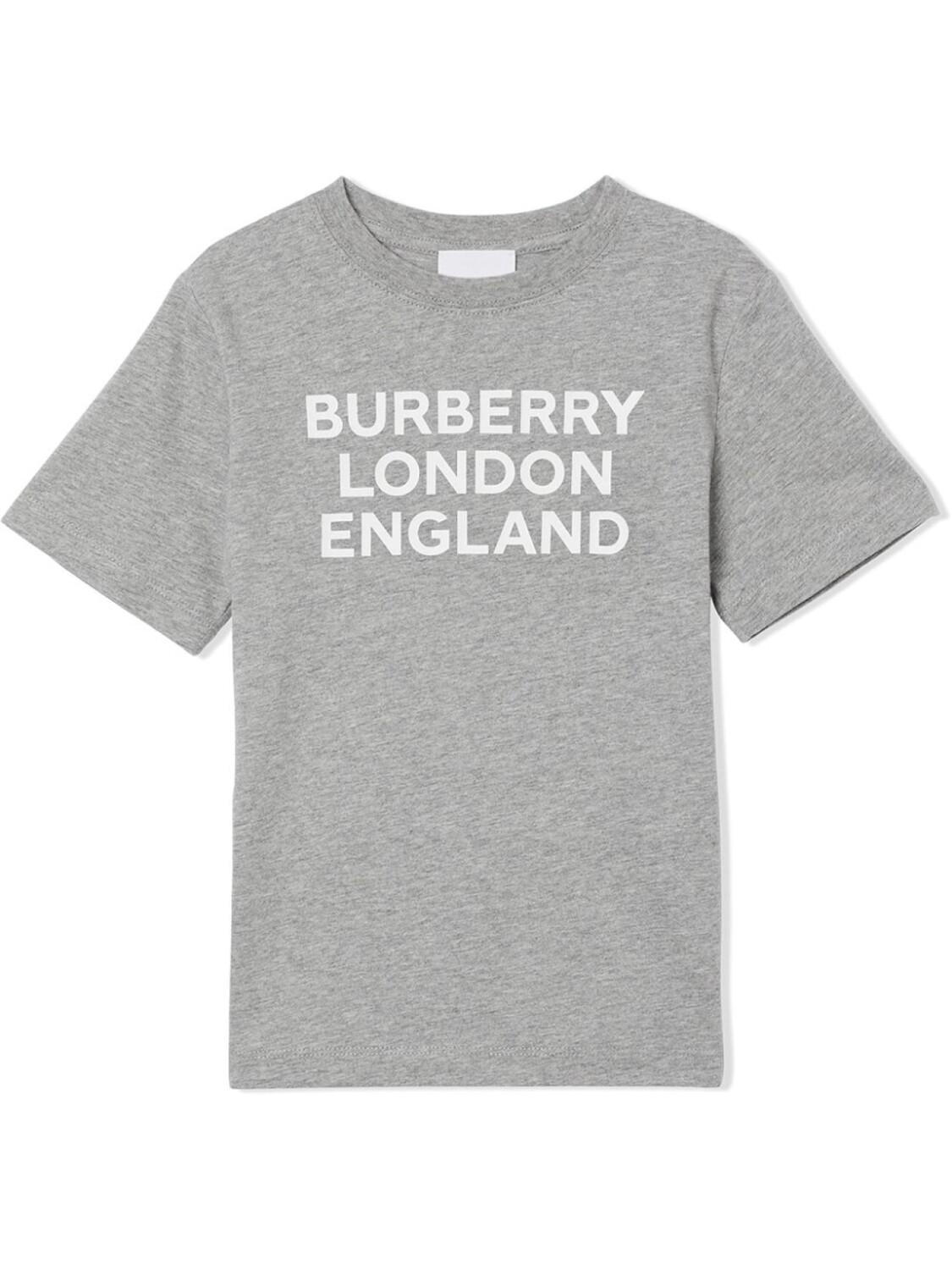 

Burberry Kids футболка с логотипом, серый
