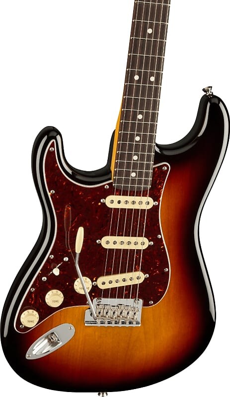 

Электрогитара Fender American Professional II Stratocaster Left-Handed. Rosewood Fingerboard, 3-Color Sunburst