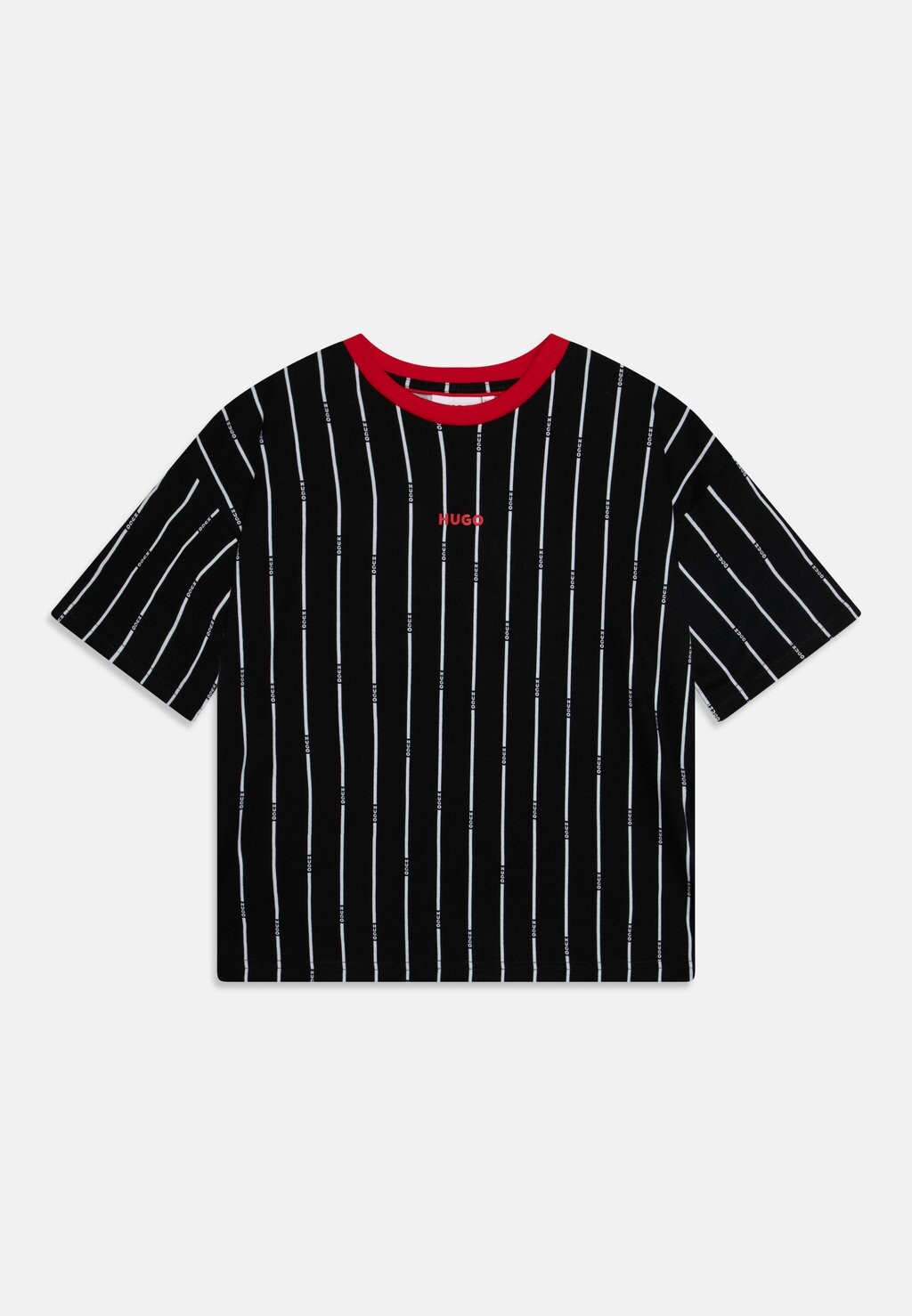 

Футболка с принтом ALL OVER HUGO Kids, цвет black/white