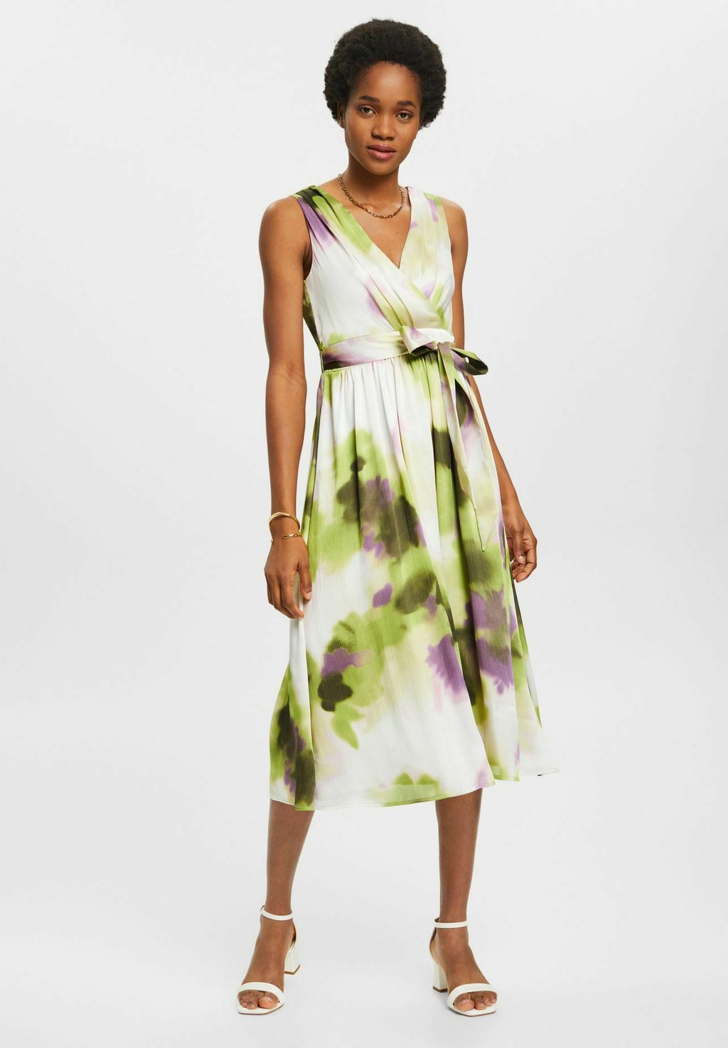 Элегантное платье Esprit, зеленый