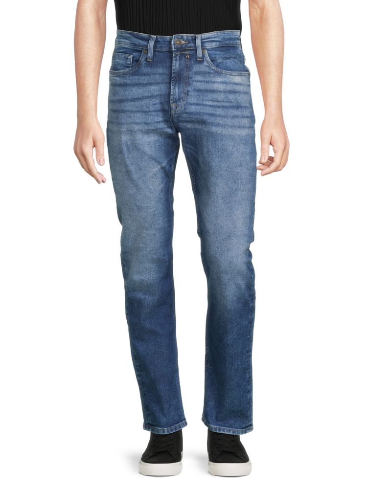 Узкие прямые джинсы Ash-X Buffalo David Bitton, синий